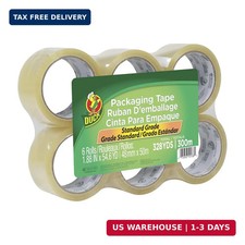 Brand Standard Packaging Tape Refills - 6 Rolls of Clear Packing Tape - Shi