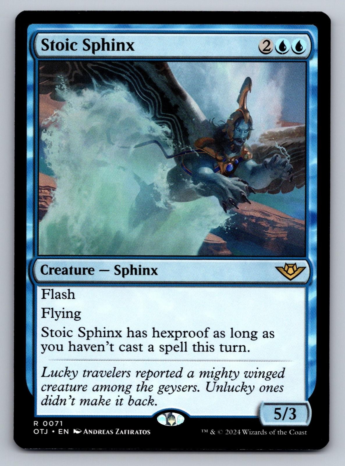 Stoic Sphinx 71 Rare Prerelease Cards MTG Near Mint