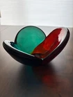 New ListingVintage Blenko 5831 Tri-Lobed Bowl – 1958 Wayne Husted MCM Art Glass