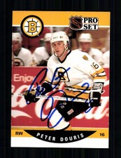 Peter Douris NHL USA Traiding Card Original Signiert + A 252956
