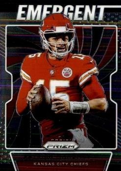 2019 Panini Prizm #E-PM Patrick Mahomes II Emergent PSA 8 - Free Shipping