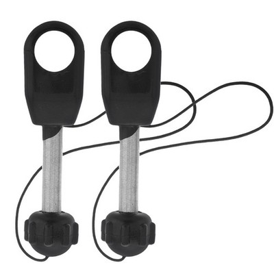 2 Pcs Paddling Boat Rod Kayak Rudder Hardware Paddle Locking System