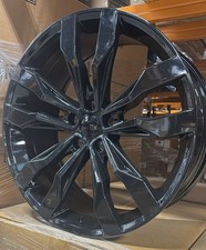 19" VW TIGUAN 2016-2026 SUZUKA DESIGN GLOSSS BLACK 8.5J ALLOY WHEELS / SET OF 4
