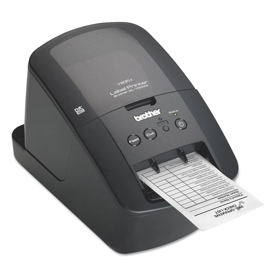 Brother QL-720NW Professional, High-speed Label Printer with Built-in Ethernet - Image 2 of 3