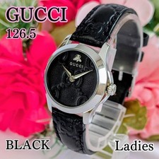 Gucci Women'S Watch G Timeless 126.5 Black Bee Luxury