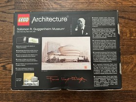 LEGO 21004 SEALED ARCHITECTURE Solomon R. Guggenheim Museum NYC Set Sealed Box