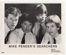 Mike Pender's Searchers Signed 8 x 10 / Autographed Rock Band