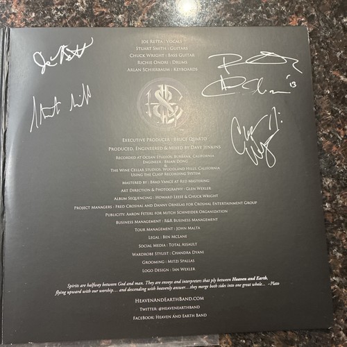 HEAVEN + EARTH Dig 12" 2x Vinyl LP 180 Gram *Signed *Fast Ship - Imagen 2 de 22