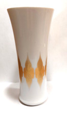 Vase AK Alboth und Kaiser Porzellanmanufaktur, Modell Lizzy, Golddekor, 18cm