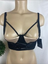 Frederick's of Hollywood Black Seductive Underwire Bra NEW M