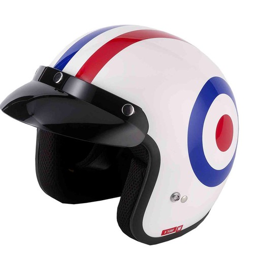 Target Roundel Open Face Motor Cycle 