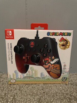 Brand New PowerA Wired Controller for Nintendo Switch SUPER MARIO Bowser NIB