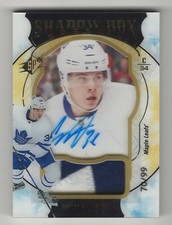 2016-17 Upper Deck SPX Auston Matthews Shadow Box Rookies Patch Auto /99