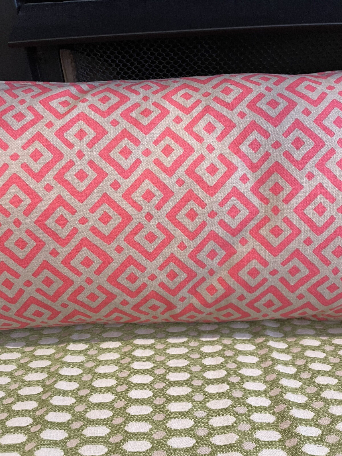 Serena & Lily Flame Lattice Lumbar Throw Pillow Cover eBay