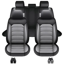 For Toyota Corolla 2/5 Seats Car Seat Cover Front & Rear PU Leather Protector