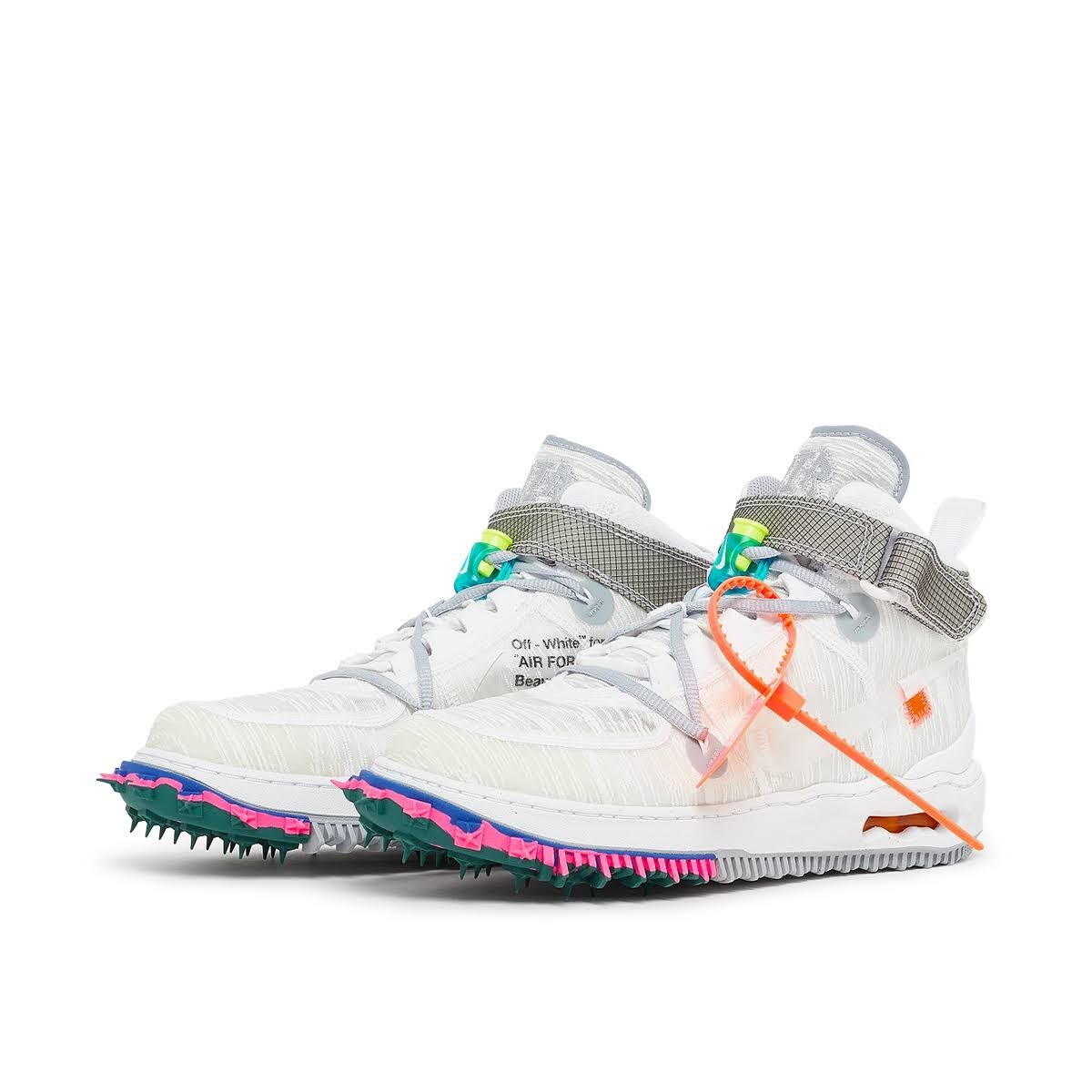 OFF WHITE X NIKE Nike Air Force 1 x Off White bianche 2022 taglia UK 7 unisex