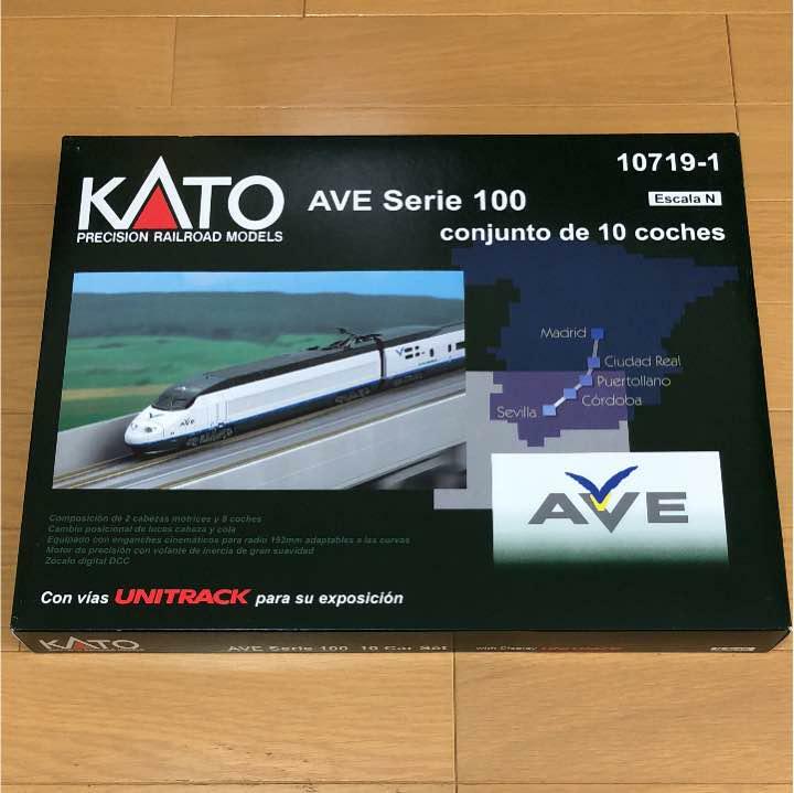 KATO N Scale AVE Serie 100 de Renfe 10719-1 conjunto de 10 coches KATO N Scale AVE Serie 100 de Renfe 10719-1 conjunto de 10 coches