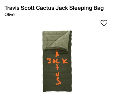 Travis Scott Cactus Jack Hängematte und Schlafsack Cactus Trails oliv