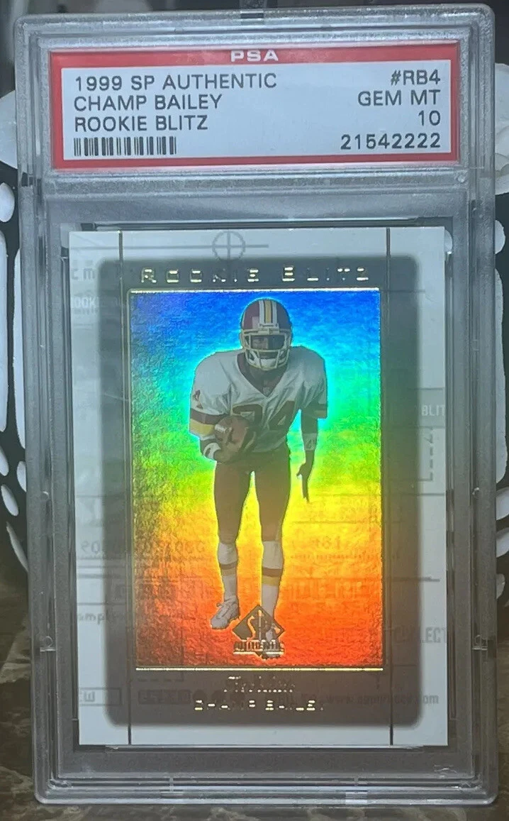 Champ Bailey SP Authentic Rookie Blitz #RB4 Rookie Blitz