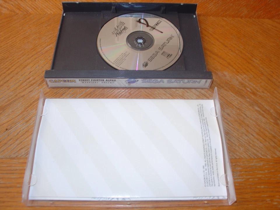 Street Fighter Alpha: Warriors' Dreams (Sega Saturn, 1996) CIB Tested Authentic - Image 2 of 4