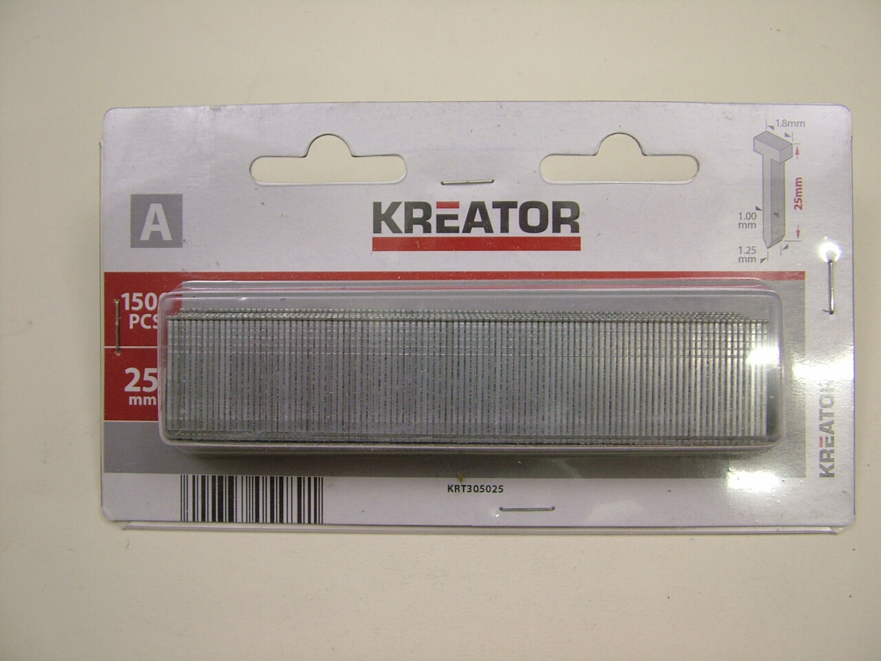 2nd fix galvanised straight brad finish nails 18 gauge 20mm value pack 1500