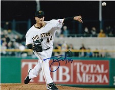 TONY WATSON   PITTSBURGH PIRATES   ACTION SIGNED 8x10