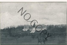 Foto PK Karte Zeppelin Luftschiff  1908 in M&uuml;nchen Theresienwiese X62