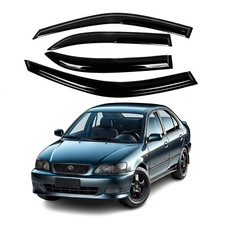 Fits For 1998-2002 Toyota Corolla Side Window Visor Sun Rain Deflector Guard