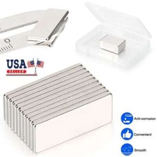 Super Strong Rare Earth Neodymium Magnets Block Squares Thin 25 8 2mm N45 Magnet
