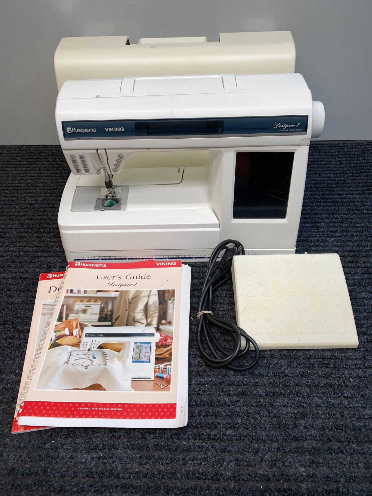 Husqvarna Viking Designer 1 Sewing Machine Tested Working eBay