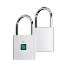 Smart USB-C Rechargeable Fingerprint Padlock Lightweight Secure Hassle-Free Lock