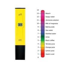 Digital PH Meter Tester 0.1 Accuracy 0.0-14.0 pH Range Water Monitor PH Meter