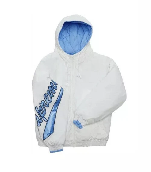 Veste latérale à manches supreme script (blanche, petite) *DEADSTOCK*