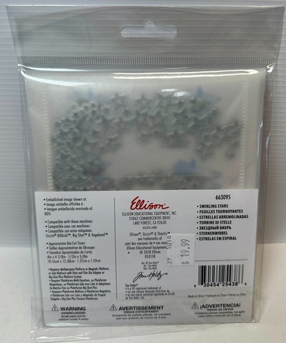 New Sizzix Thinlits Swirling Stars 9Dies #663095 Tim Holtz Alterations - Imagen 2 de 2