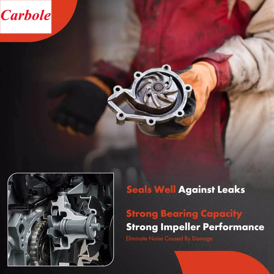 Новый водяной насос с прокладкой для Mercedes-Benz C300 C350 E350 E400 GLK350 GLE350 - Изображение 2 из 4