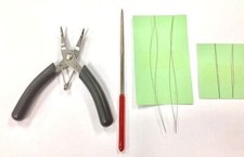 Beader Bent Nose Plier (Flat No Teeth) + Bead...