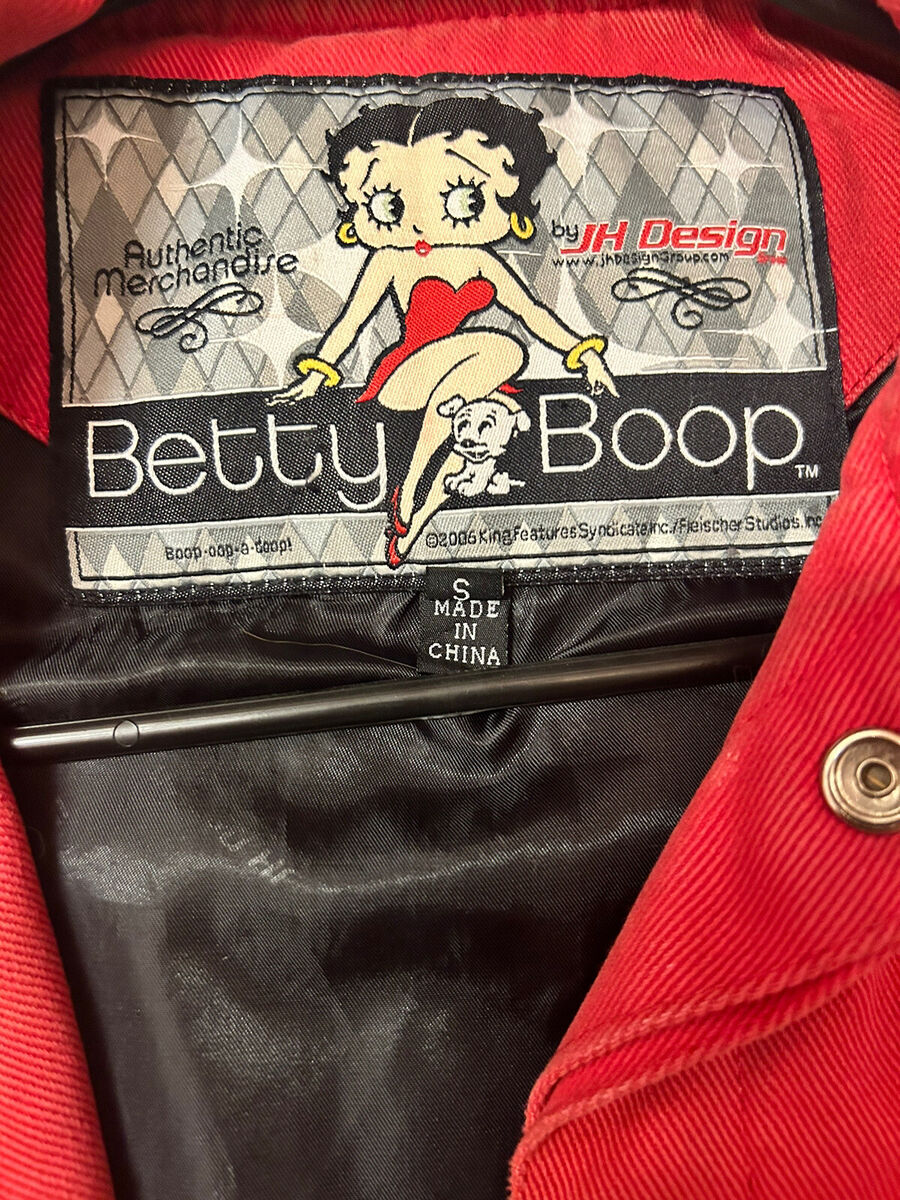Vintage Betty Boop Authentic merchandise Jacket by JH Design Vintage Betty Boop Authentic merchandise Jacket by JH Design