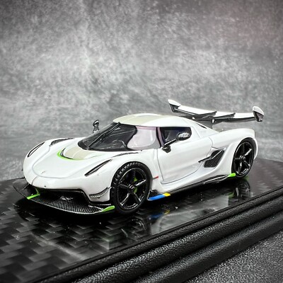 Frontiart 1/64 Koenigsegg JESKO metallic white resin car model