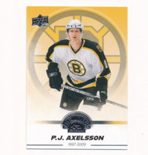 2023-24 BOSTON BRUINS CENTENNIAL P.J. AXELSSON #81