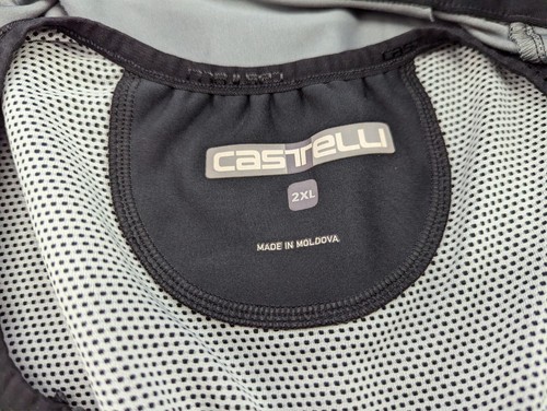 Castelli Rosso Corsa Mens Jacket 2XL Gore Windstopper Black Full Zip Cycling - Picture 6 of 13