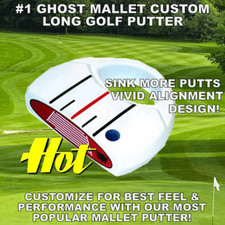 GHOST MALLET LONG BELLY BROOMSTICK TAYLOR FIT CUSTOM MADE PGA TOUR PUTTER 38-48"
