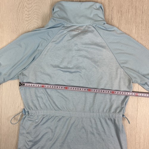 Lorna Jane Womens Light Blue 1/4 Zip Tracksuit Jacket Windbreaker Size M Approx - Picture 11 of 13