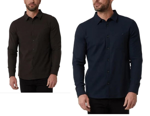 32 Degrees Men's Long Sleeve Lightweight Button-Up Shirt - 第 1/21 張圖片