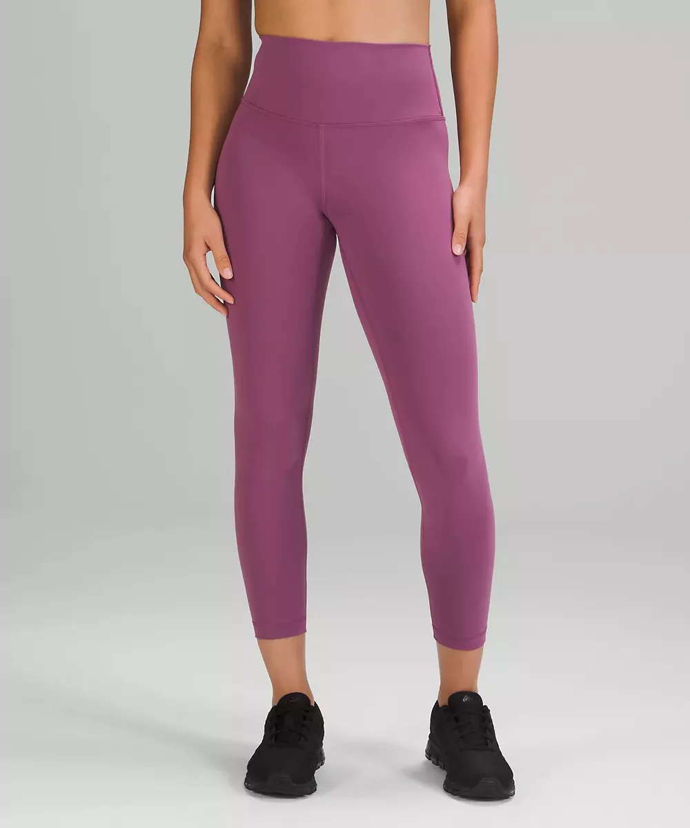 NWT Lululemon Wunder Train HR Tight 25” Vintage Plum Size 8 | eBay
