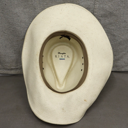 Vintage Wrangler Riata Cowboy Hat Size Medium Belted Gorpcore Normcore - Picture 9 of 9