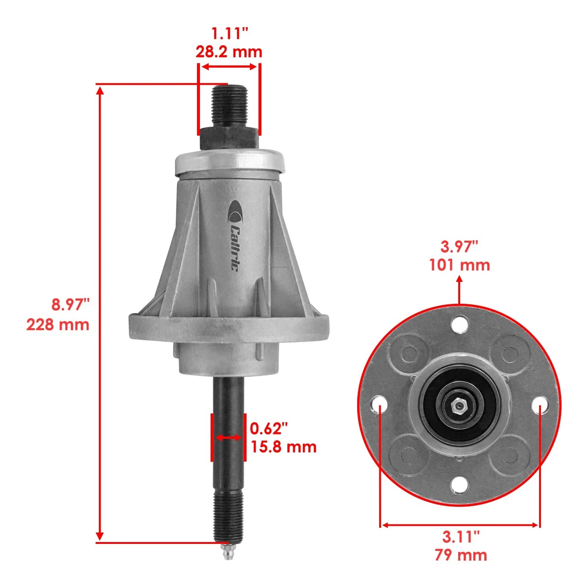 Caltric 786710 114568 Deck Spindle Assembly For Toro 42