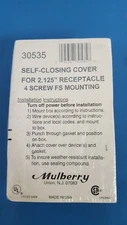 Electrical Box Self-Closing Cover 2.125" Mulberry 30535  Heavy Duty Die-cast ONE