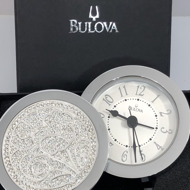 Bulova B6112 Reliable Ii Travel Alarm Clock For