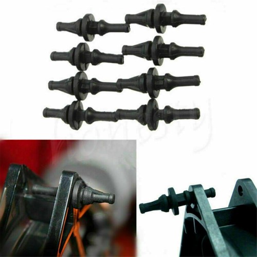 10 pièces ventilateur de refroidissement en caoutchouc silicone support à vis anti-vibration pour boîtier PC de refroidissement - Photo 2/11