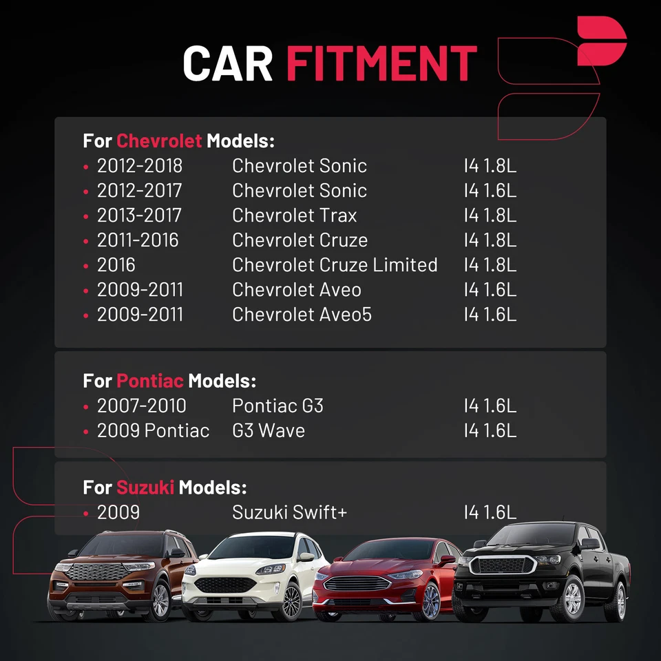 Kit de bobina de encendido y bujía de iridio para Chevrolet Sonic 2012-2018 1,8 L UF620 Foto 3 de 4